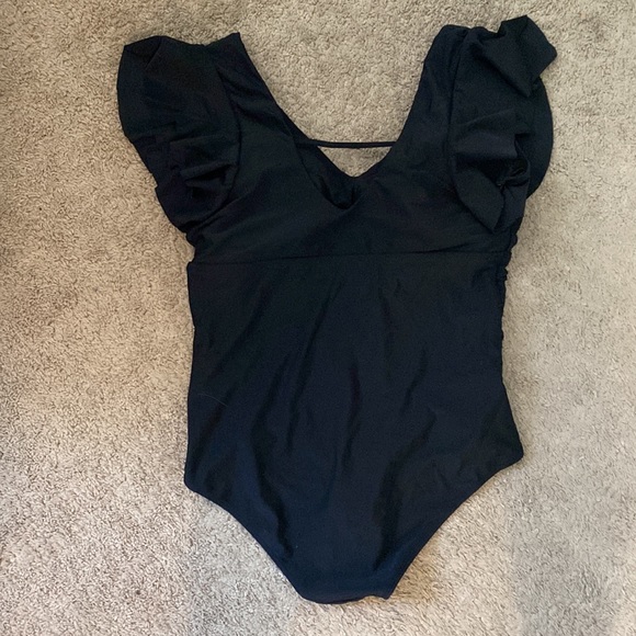 NWT! Black one piece bathing suit - Picture 2 of 4